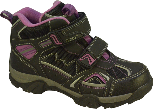 Obrázek z Peddy PX-509-30-07 Dětské zimní boty černo / fialové 