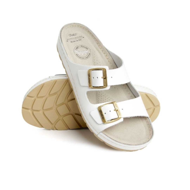 Obrázek z Batz Zenna White Dámské zdravotní pantofle 