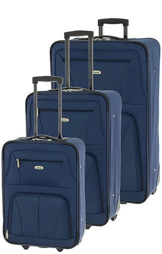 Obrázek z Cestovní kufry set 3ks Dielle S,M,L 748-05 modrá 147 L 