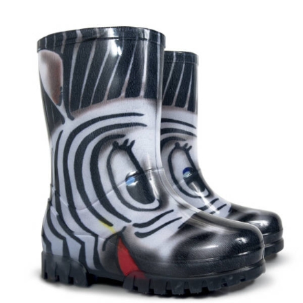 Obrázek Demar TWISTER PRINT 0036 S zebra Dětské holínky