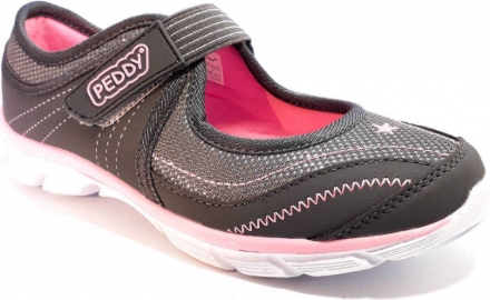 Obrázek Peddy P0-518-22-02 Dětské baleríny šedé