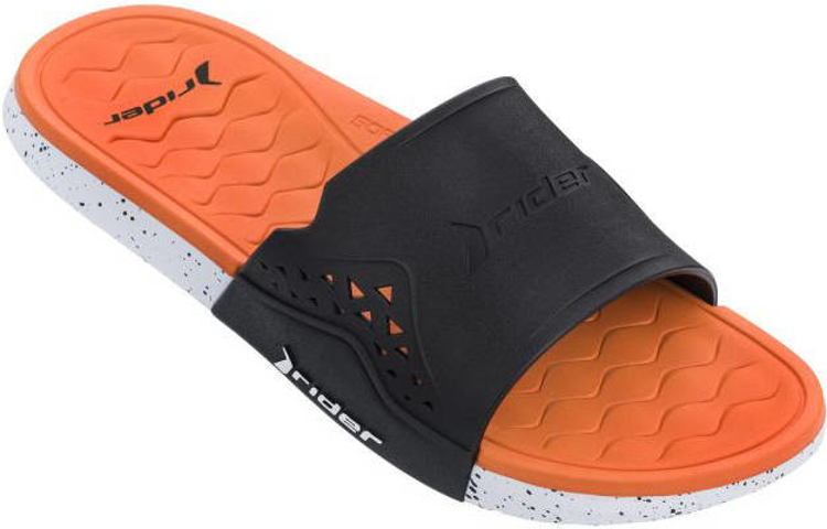 Obrázek z Rider Infinity III Slide 82733-22501 Pánské pantofle černo / oranžové 