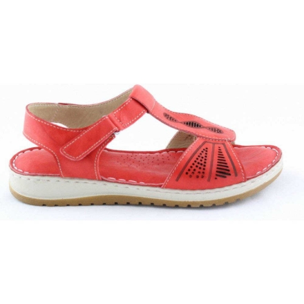 Obrázek Wild 016835A.01 Red Dámské celokožené sandály