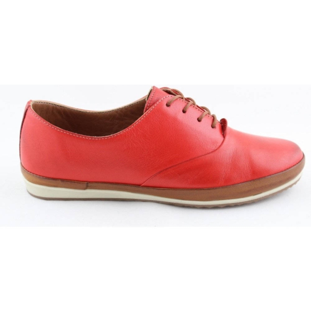 Obrázek z Deska 6005 Dámské polobotky červené 