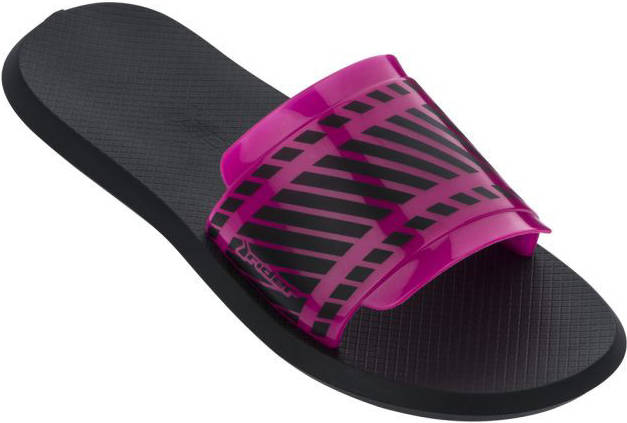 Rider R1 Slide 82811 20753 Dámské pantofle černo / růžové