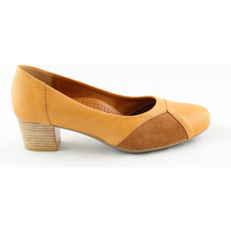 Obrázek z BARTON 2020 Dámské lodičky hořčicové 