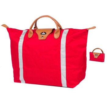 Obrázek Nákupní skládací taška Dielle BS-3-02 červená 30 L