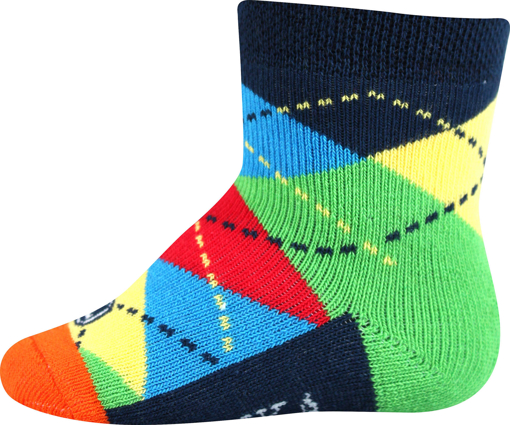 Obrázek z LONKA ponožky Woodinek kluk/káro barevné 1 pár 