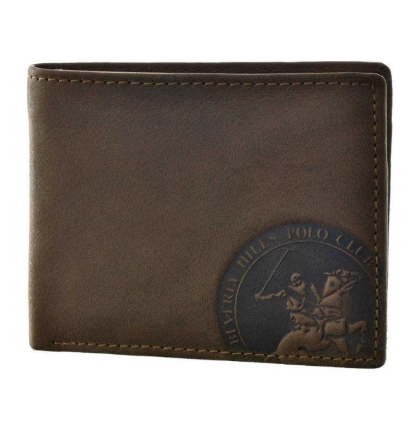 Obrázek z Peněženka pánská BHPC Circle BH-1191-65 tabáková 