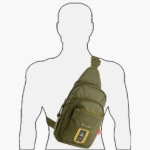 Obrázek z Batoh Aeronautica Militare Frecce cross AM-342-33 khaki 4 L 