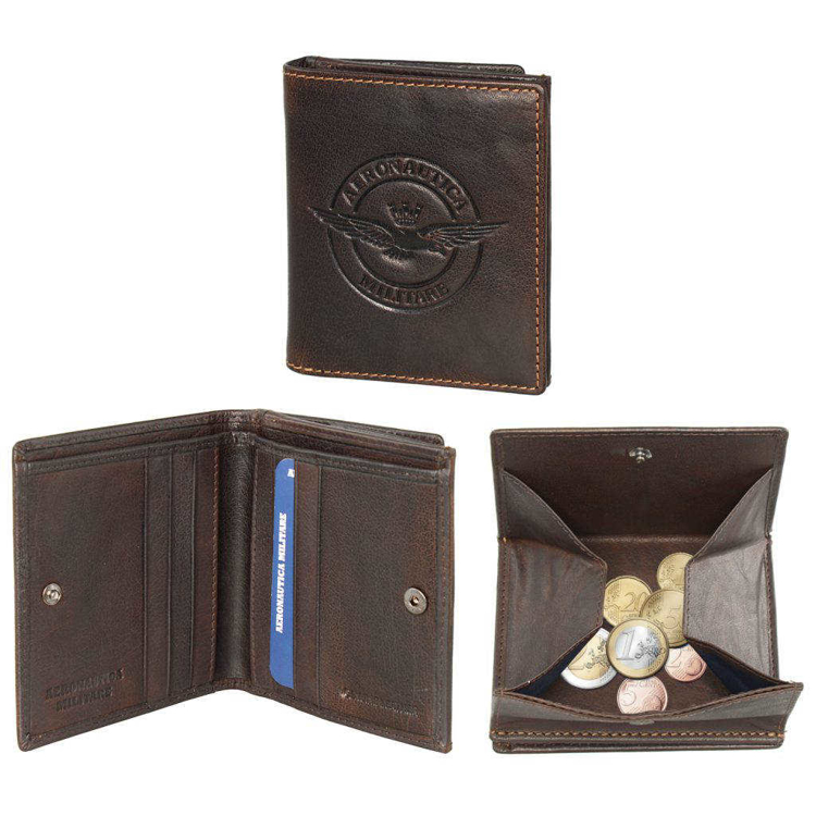 Obrázek z Peněženka Aeronautica Militare Eagle AM-124-25 hnědá 