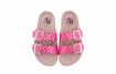 Obrázek z BF BA-525-11-15 Dětské pantofle růžové se srdíčky 