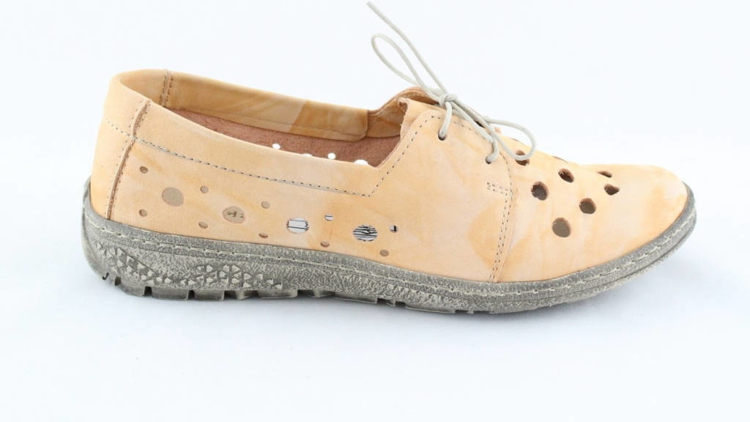 Obrázek z Kacper 2-5236 Dámské kožené polobotky béžové 