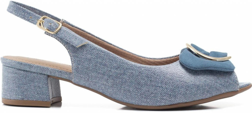 Obrázek z Piccadilly 114011 Dámské sandály na podpatku modré 
