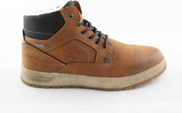 Obrázek z Tom Tailor 9081602 Pánské kotníkové boty hnědé 