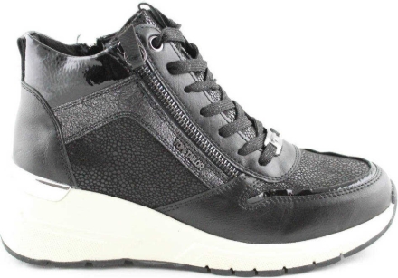 Obrázek Tom Tailor 9091505 Dámské kotníkové tenisky černé