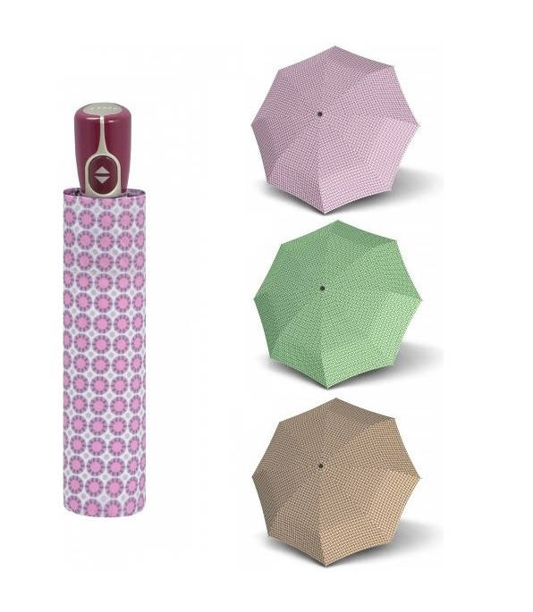 DOPPLER Magic Fiber Palma dámský plně automatický deštník zelená 7441465PL02