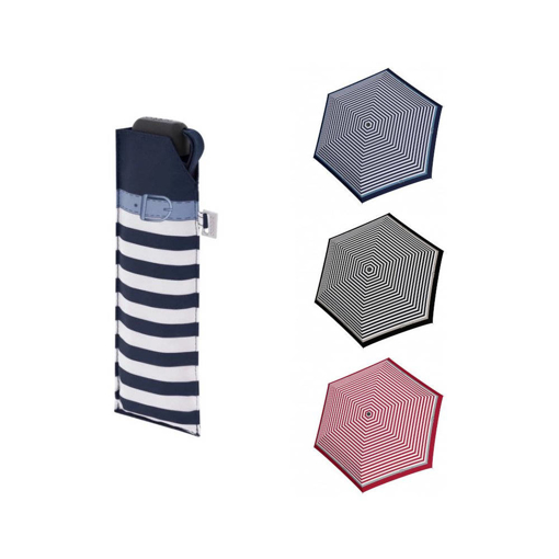 Obrázek z Doppler Mini Slim Carbonsteel DELIGHT Dámský plochý skládací deštník 
