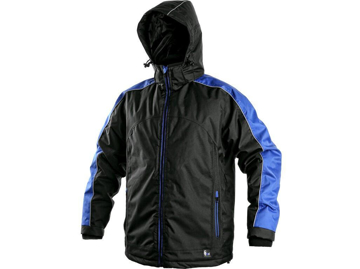 Obrázek CXS BRIGHTON Pánská bunda zimní - černo/modrá