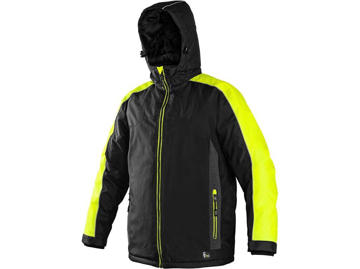 Obrázek CXS BRIGHTON Pánská bunda zimní - černo/žlutá