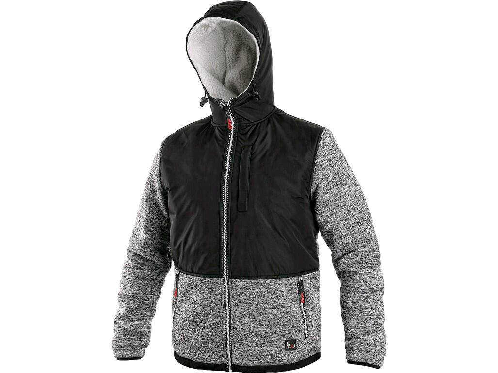 Canis CXS CARSON Pánská zimní bunda šedo / černá