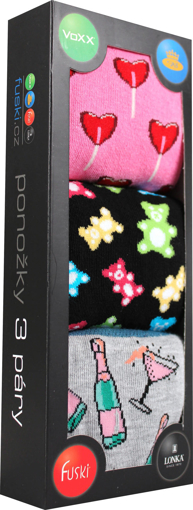 Obrázek z LONKA ponožky Debox mix F 1 ks 