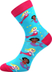 Obrázek z BOMA Ponožky dětské FILIP 06 ABS obrázkové MIX DÍVČÍ (3 páry) 