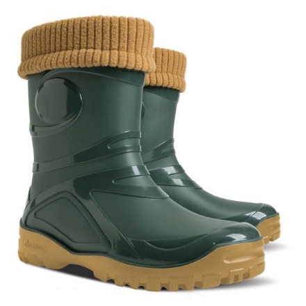 Obrázek Dámské holínky DEMAR YOUNG FUR 2 0466 ZELENÁ