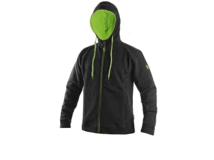 Obrázek CXS HARRISON Pánská mikina černo / zelená
