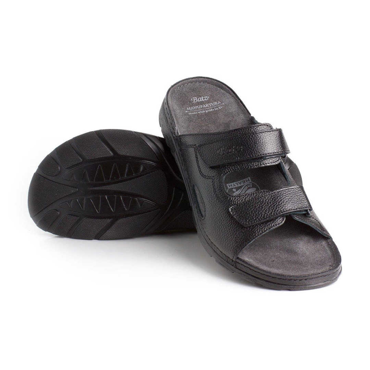 Obrázek z Batz Mike Black Pánské zdravotní pantofle 