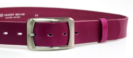 Obrázek PENNY BELTS 16253 Dámský kožený opasek fuchsiový