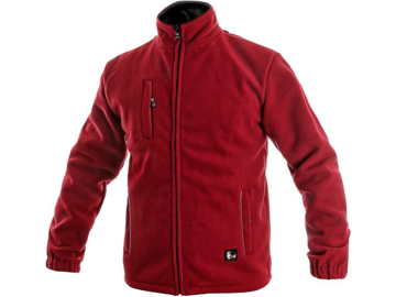Obrázek CXS OTAWA Pánská fleecová bunda červená