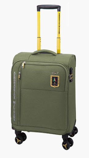 Obrázek z Cestovní kufr Aeronautica Militare Light S AM-210-55-33 khaki 38 L 