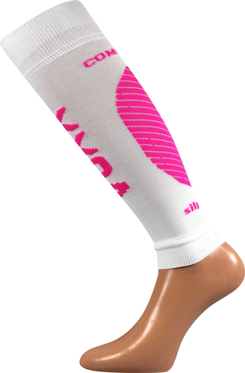 Obrázek z VOXX Návleky na lýtko kompresní PROTECT s ionty stříbra BÍLÉ 