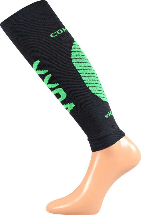 Obrázek z VOXX Návleky na lýtko kompresní PROTECT s ionty stříbra TMAVĚ ŠEDÉ 