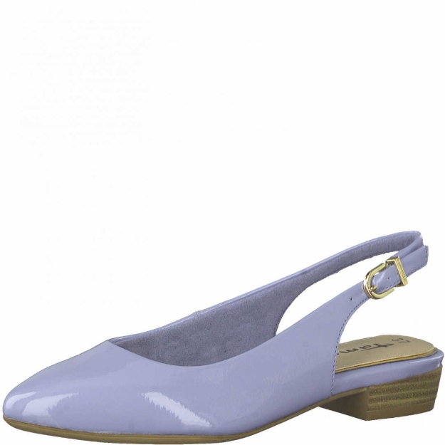 Obrázek z Tamaris 1-29402-26 833 Dámské sandály na podpatku modré 