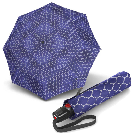 Obrázek z Knirps T.200 Medium Duomatic Regenerate Blue Dámský plně automatický deštník 