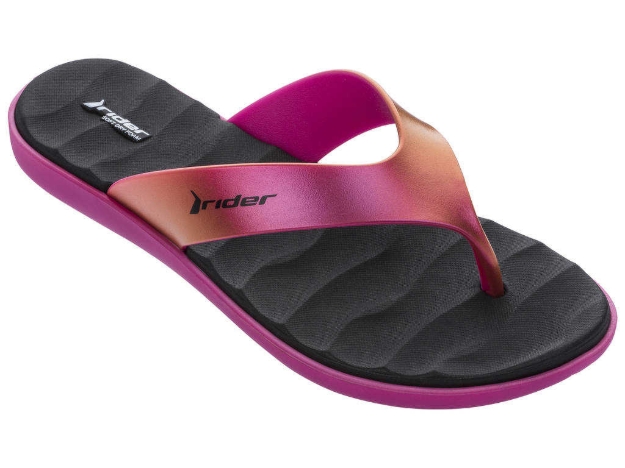 Obrázek z Rider Delta II 83091-25428 Dámské žabky černo / růžové 