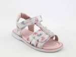 Obrázek z Be Mega 8030513 Dětské sandály stříbrné 
