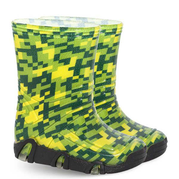 BIGHORN 1630 E Dětské barevné holínky Tetris