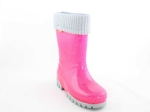 Obrázek z Demar STORMER LUX 0406 G růžové Dětské zateplené holínky 