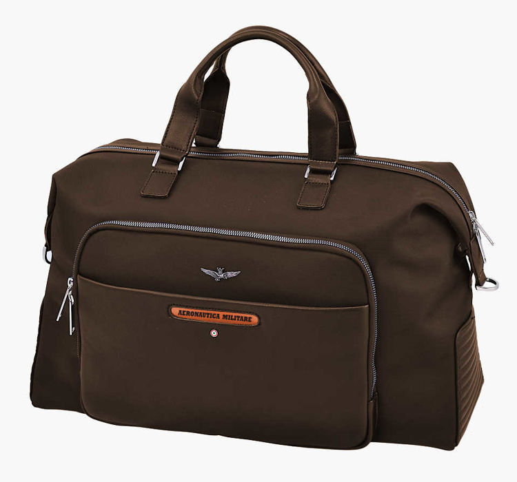 Obrázek z Cestovní taška Aeronautica Militare SKY AM-455-25 hnědá 24 L 