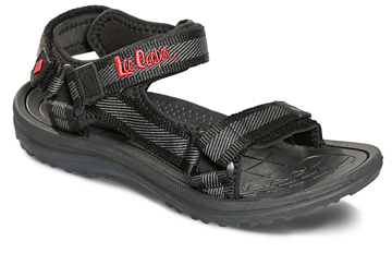 Obrázek Lee Cooper LCW-22-34-0941L Dámské sandály šedo / černé