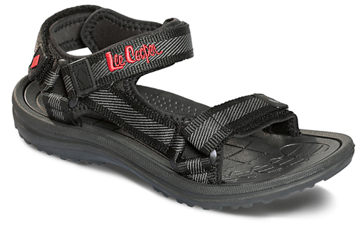Obrázek z Lee Cooper LCW-22-34-0941L Dámské sandály šedo / černé 