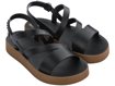 Obrázek z Zaxy Urban Sandal Plat AD 18281-91101 Dámské sandály černo / hnědé 
