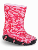 BIGHORN 1630 E Dětské barevné holínky Tetris