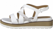 Obrázek z Tamaris 1-28255-28 100 Dámské sandály na klínku bílé 