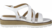 Obrázek z Tamaris 1-28255-28 100 Dámské sandály na klínku bílé 