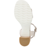 Obrázek z Tamaris 1-28304-28 418 Dámské sandály na podpatku bílé 