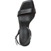 Obrázek z Tamaris 1-28314-28 001 Dámské sandály na podpatku černé 